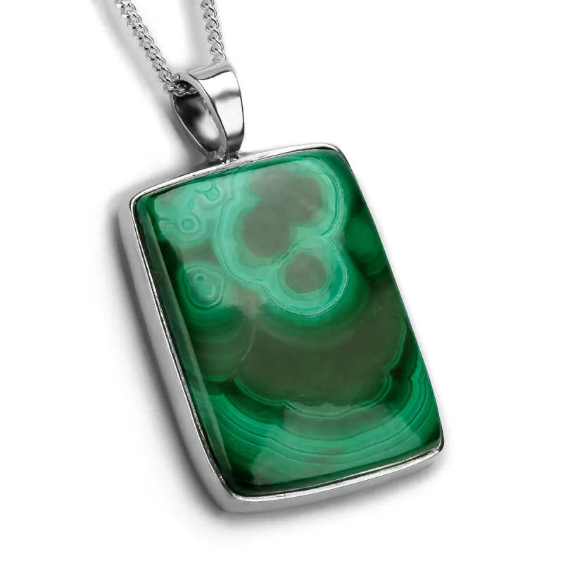 Fabulous Malachite Necklace - Natural Designer Gemstone sold by Henryka