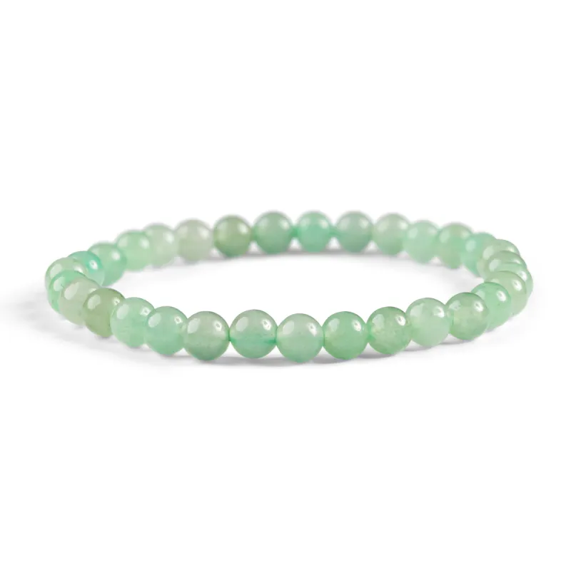 Stretch Bead Bracelet in Aventurine sold by Henryka
