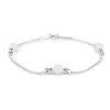 Bead Bracelet in Silver and Moonstone sold by Henryka