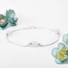 Bead Bracelet in Silver and Moonstone sold by Henryka