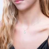 Classic Teardrop Necklace in Silver and Blue Topaz sold by Henryka