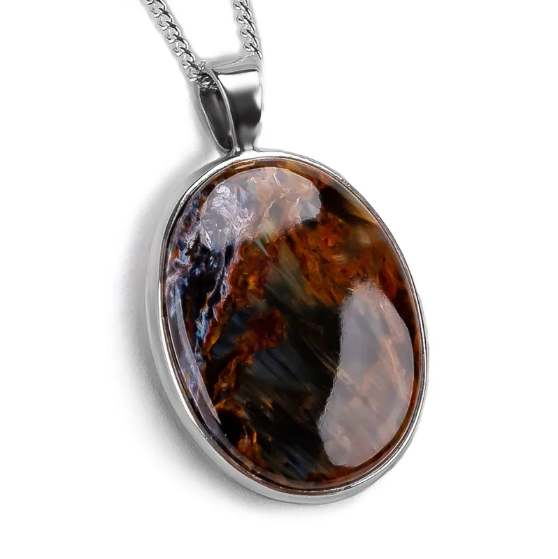 Natural Rainbow Flash Moonstone Necklace - Natural Designer Gemstone sold by Henryka