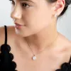 Classic Oval Necklace in Silver and Moonstone sold by Henryka