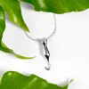 Miniature Cat Necklace in Silver sold by Henryka