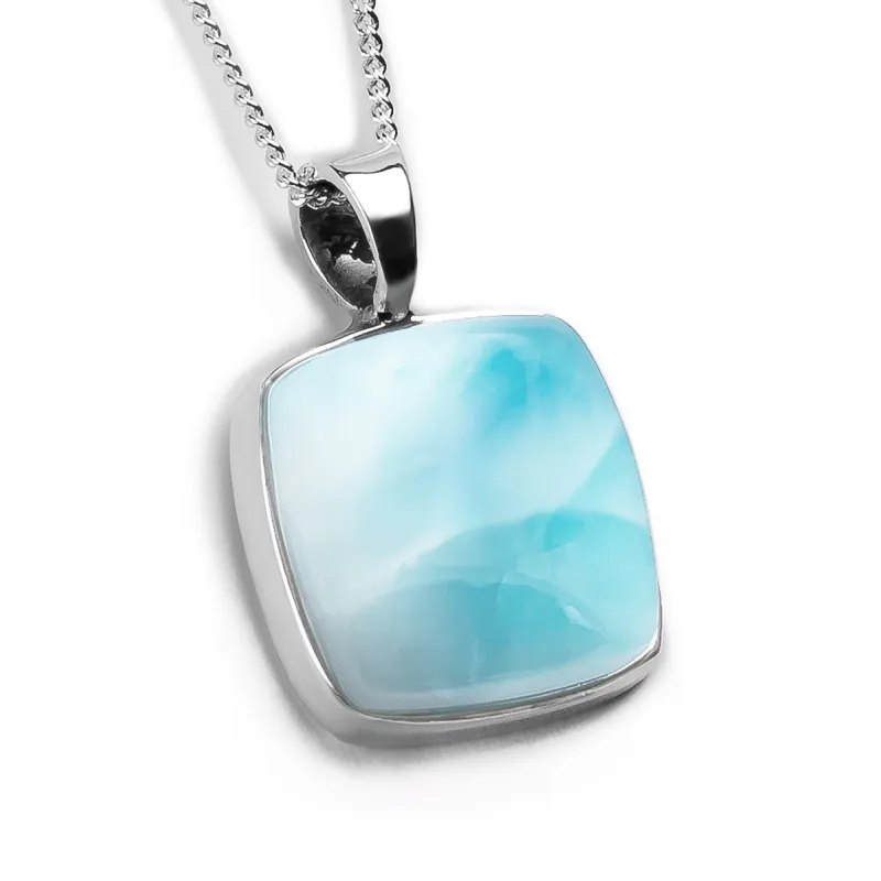 Lovely Larimar Necklace - Natural Designer Gemstone sold by Henryka
