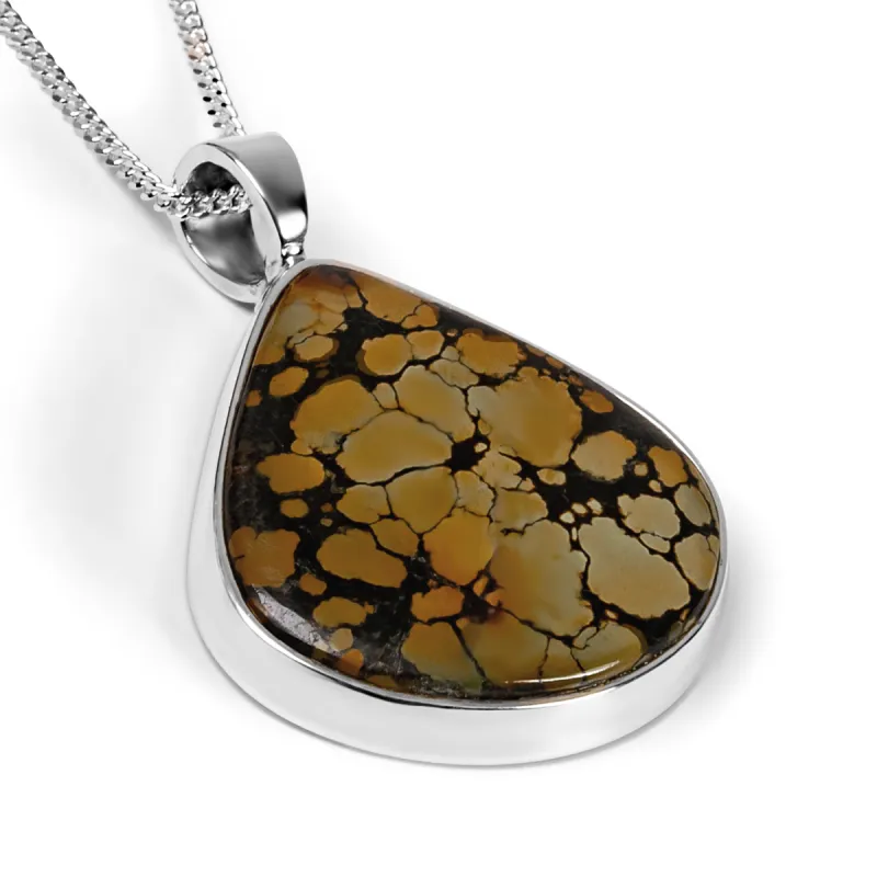 Curious Tibetan Turquoise Necklace - Natural Designer Gemstone (Copy) sold by Henryka