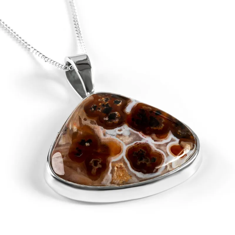 Gorgeous Ocean Jasper Necklace - Natural Designer Gemstone sold by Henryka