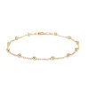 14ct Gold Plated Bead Chain Bracelet in 925 Sterling Silver sold by Henryka