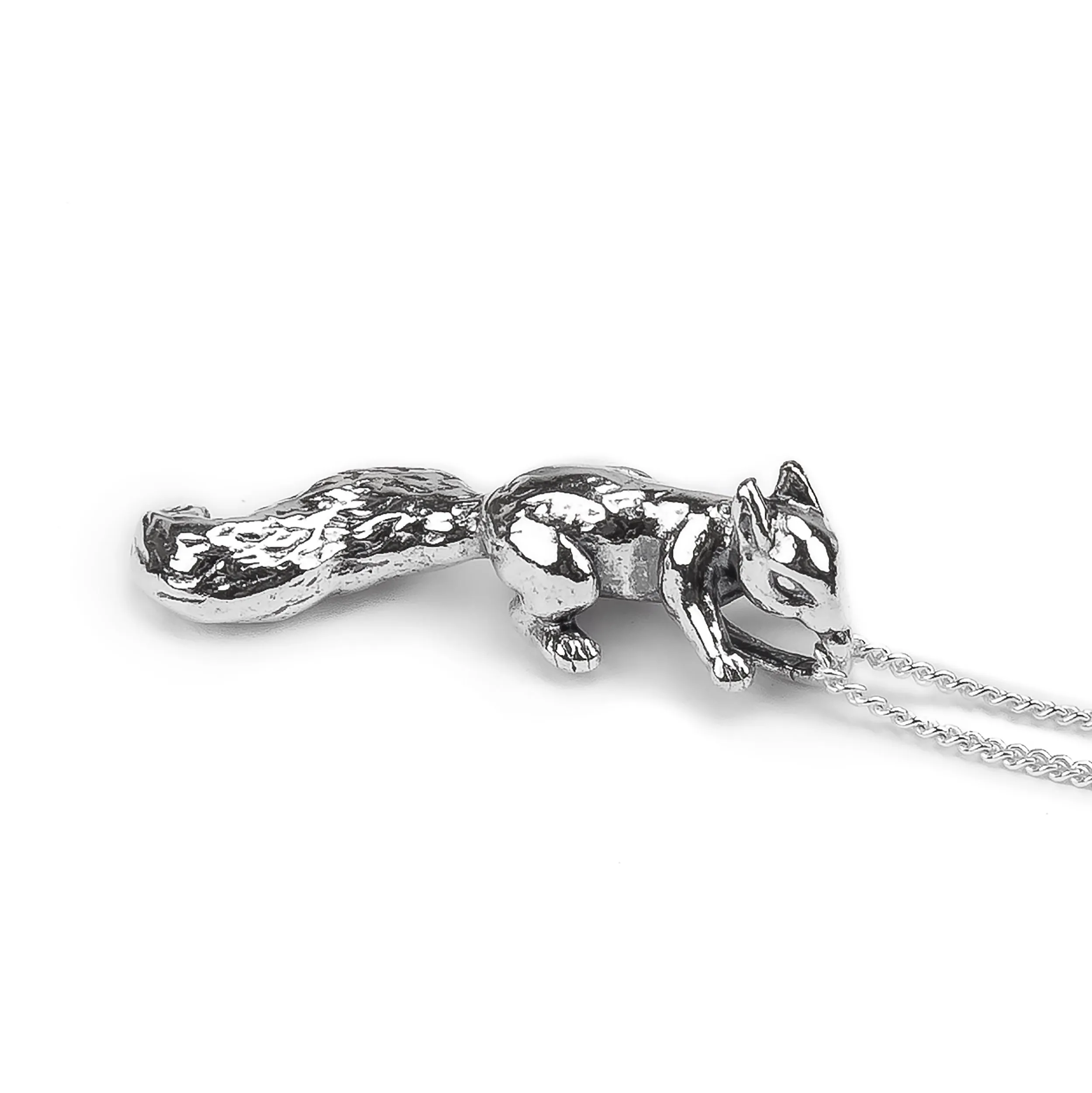 Climbing Squirrel Necklace in Silver sold by Henryka product image thumbnail 4