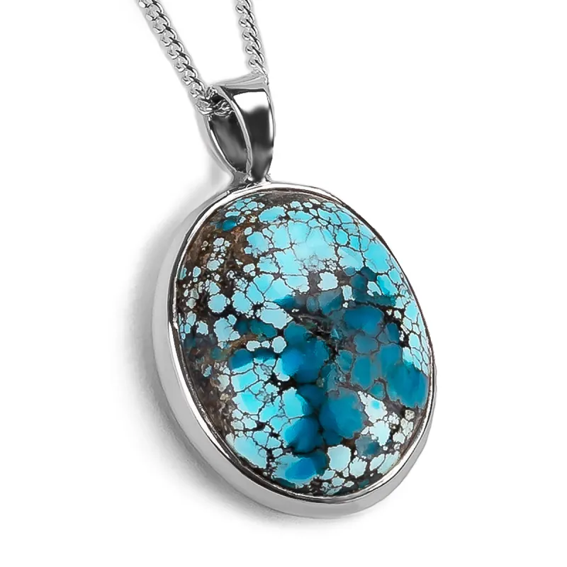 Adorable Tibetan Turquoise Necklace - Natural Designer Gemstone sold by Henryka