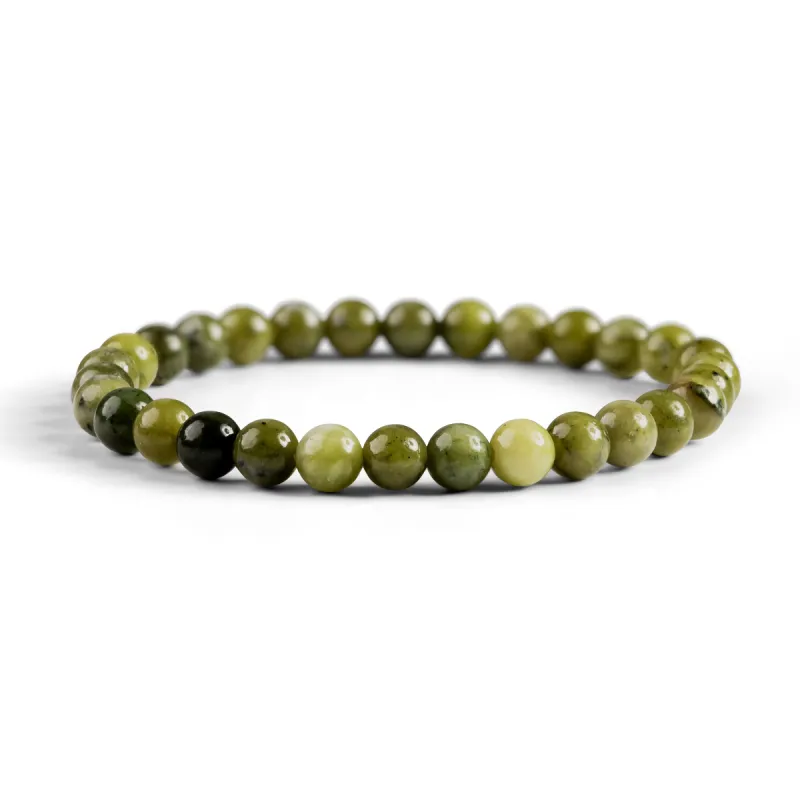 Stretch Bead Bracelet in Jade sold by Henryka