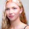 Classic Teardrop Hook Earrings in Silver and Moonstone sold by Henryka