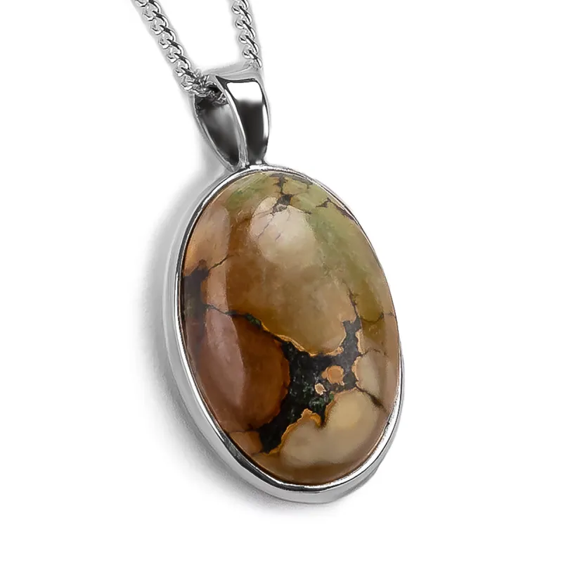 Pretty Tibetan Turquoise Necklace - Natural Designer Gemstone sold by Henryka
