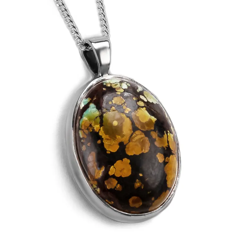 Beautiful Tibetan Turquoise Necklace - Natural Designer Gemstone sold by Henryka