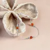 Bead Bracelet in Silver and Cognac Amber sold by Henryka
