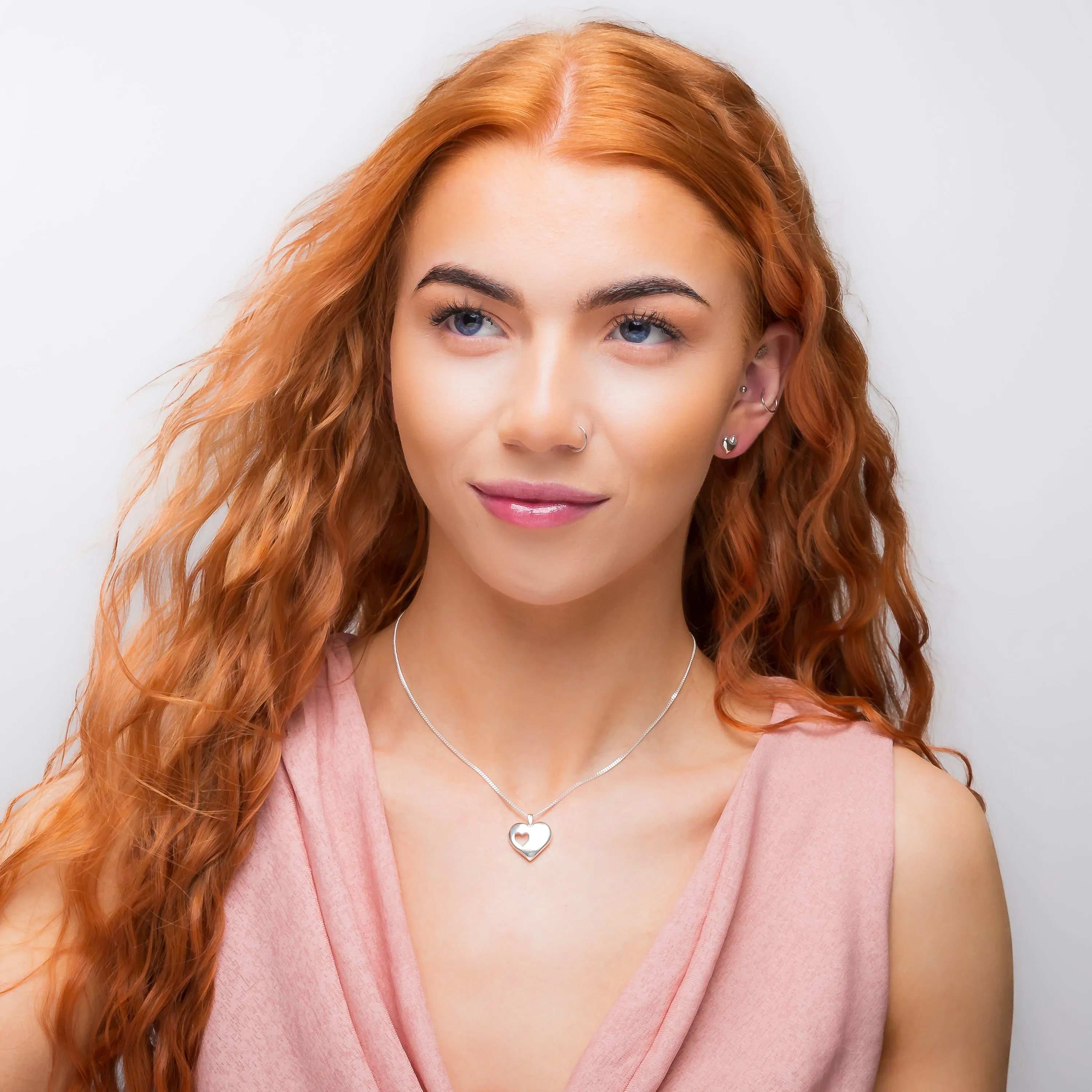 A piece of my Heart Necklace in Silver sold by Henryka product image thumbnail 3