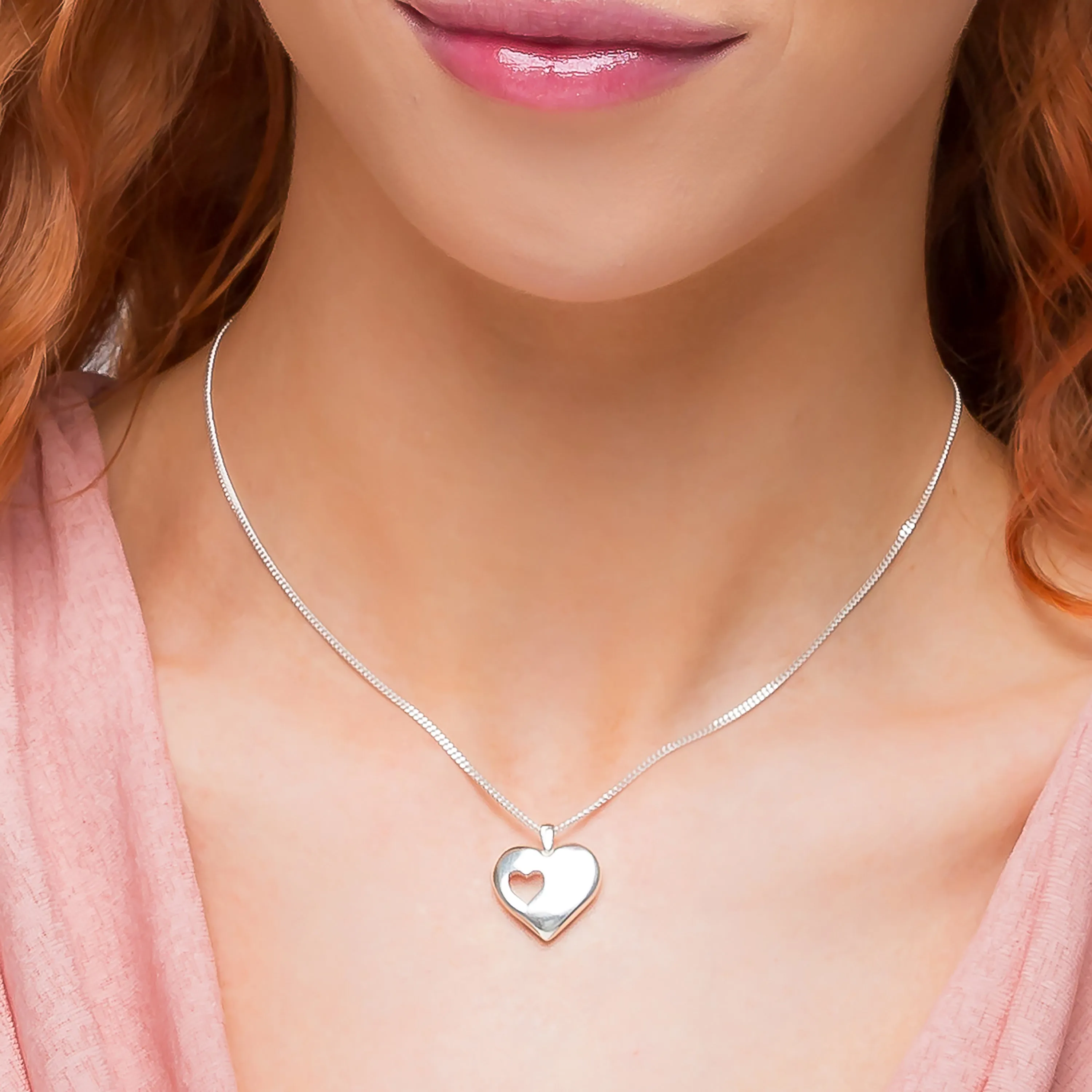 A piece of my Heart Necklace in Silver sold by Henryka product image thumbnail 2