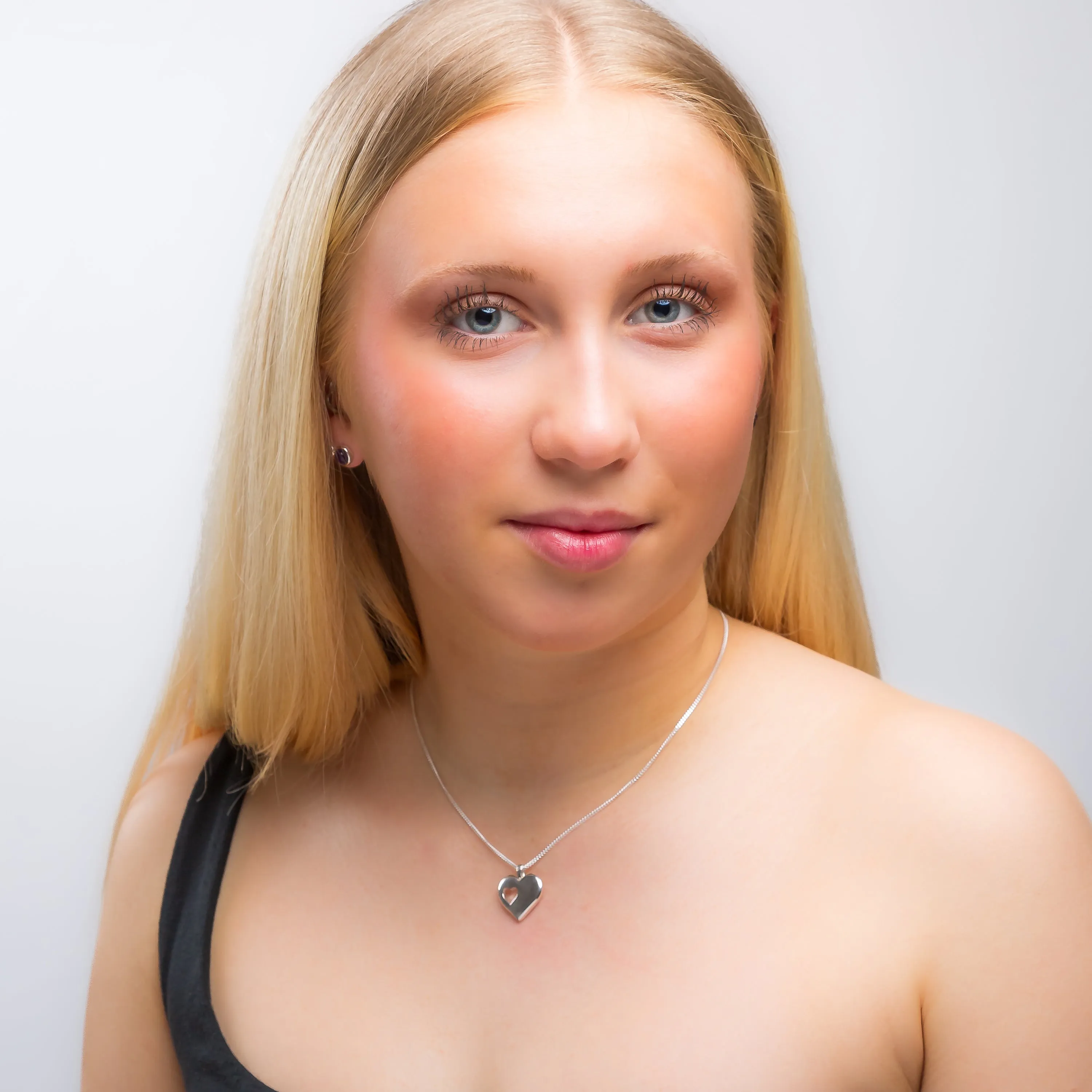 A piece of my Heart Necklace in Silver sold by Henryka product image thumbnail 4