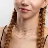 Silver Bead Chain Necklace sold by Henryka