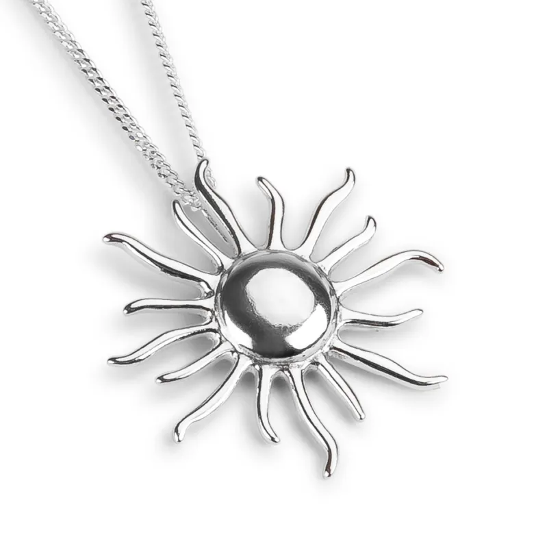 Sun Goddess Necklace in Silver sold by Henryka