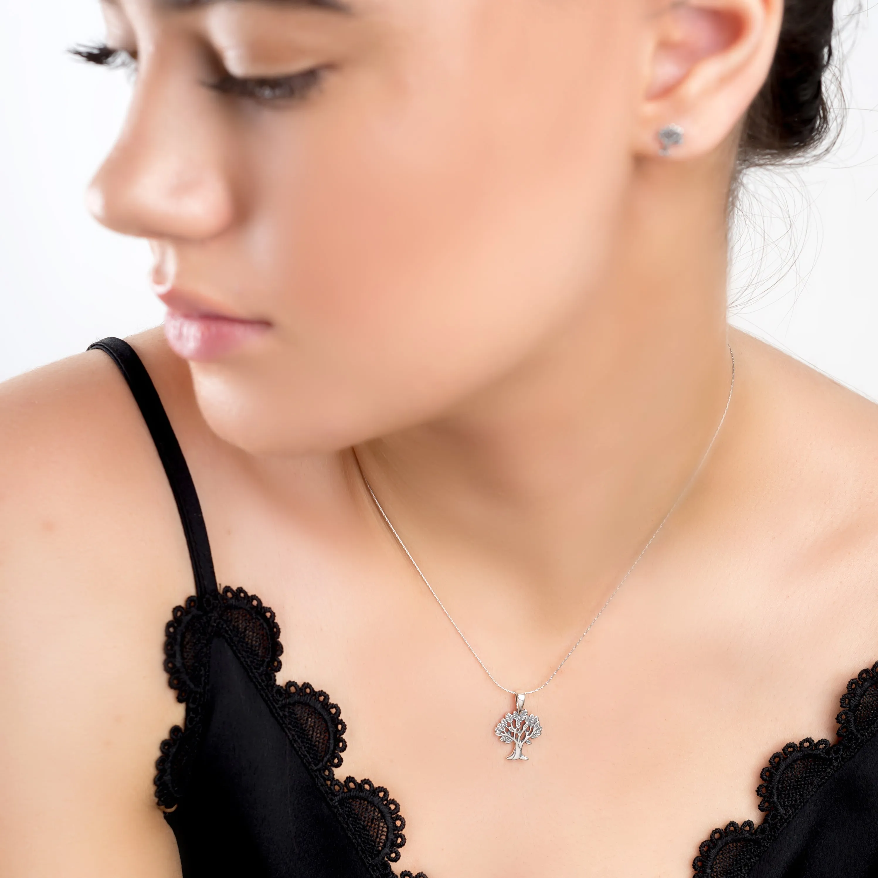 Tree of Life Necklace in Silver sold by Henryka product image thumbnail 3