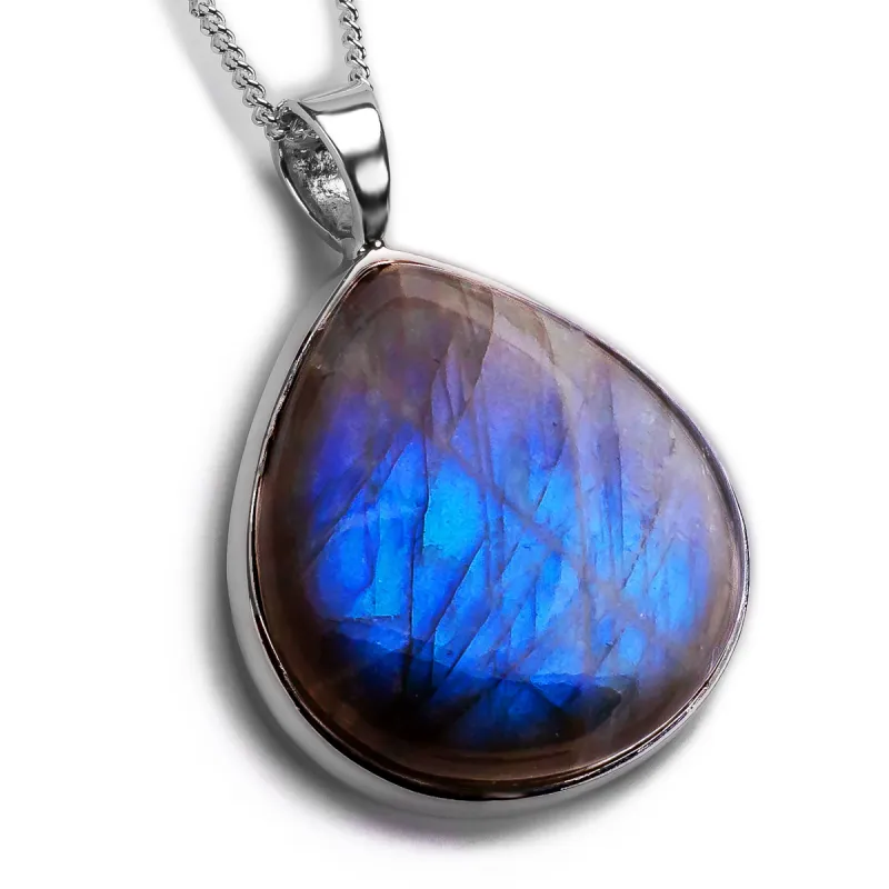 Lovely Labradorite Necklace - Natural Designer Gemstone sold by Henryka