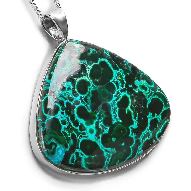 Perfect Beauty Azurite-Malachite Necklace - Natural Designer Gemstone sold by Henryka