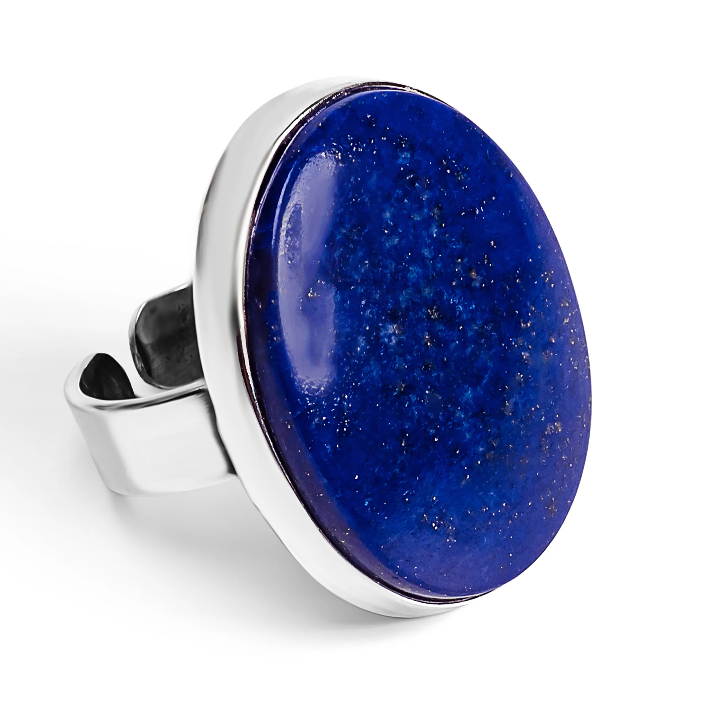 Timeless Lapis Lazuli Statement Ring - Natural Designer Gemstone sold by Henryka