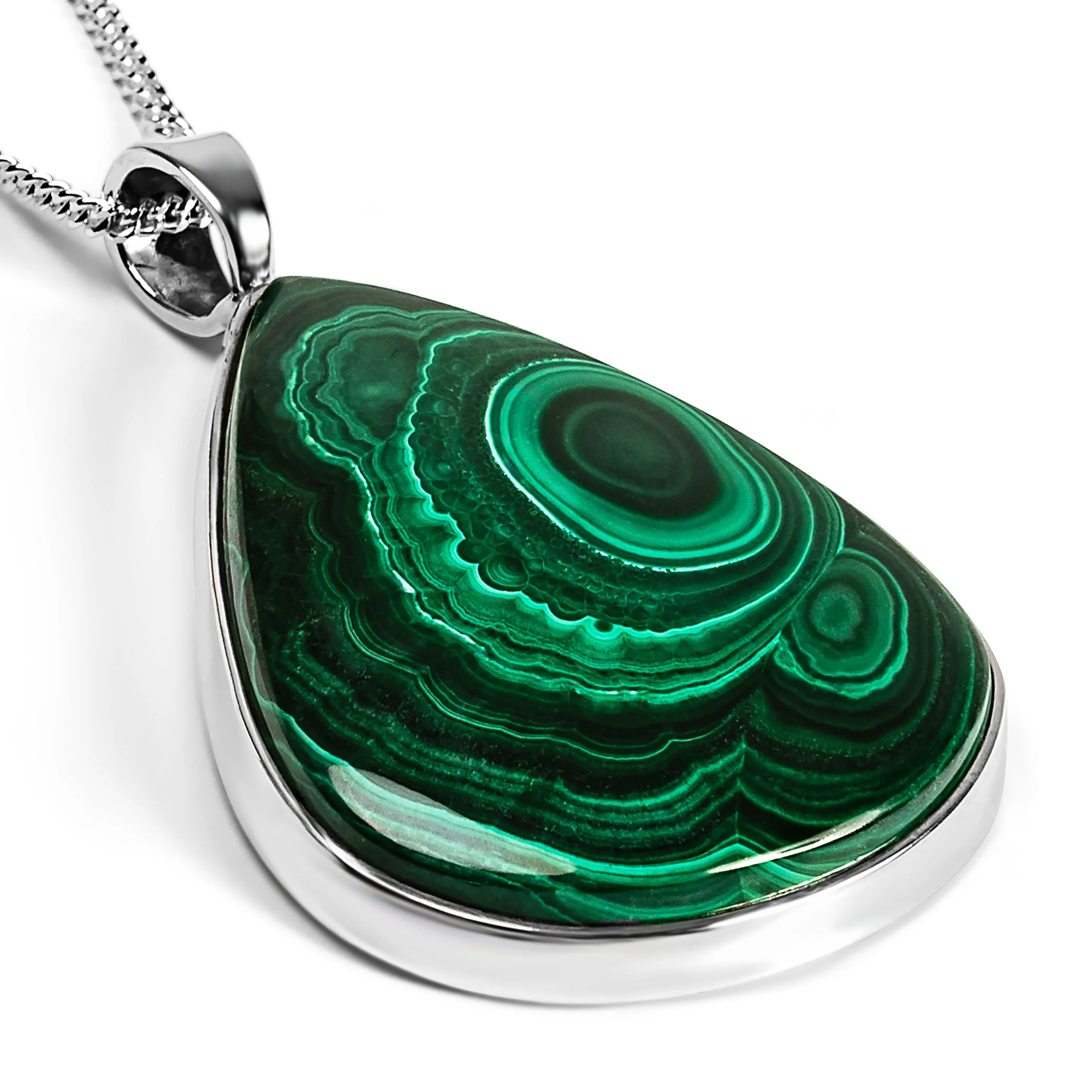 Malachite Necklace - Natural Designer Gemstone sold by Henryka