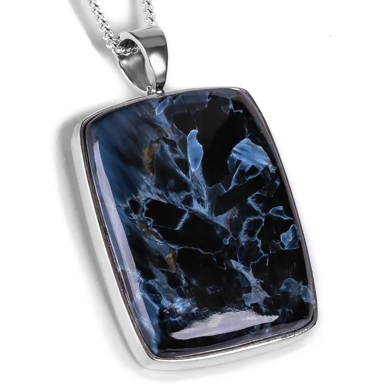 Namibian Pietersite Necklace - Natural Designer Gemstone sold by Henryka