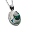 Unusual Tibetan Turquoise Necklace -Natural Designer Gemstone sold by Henryka