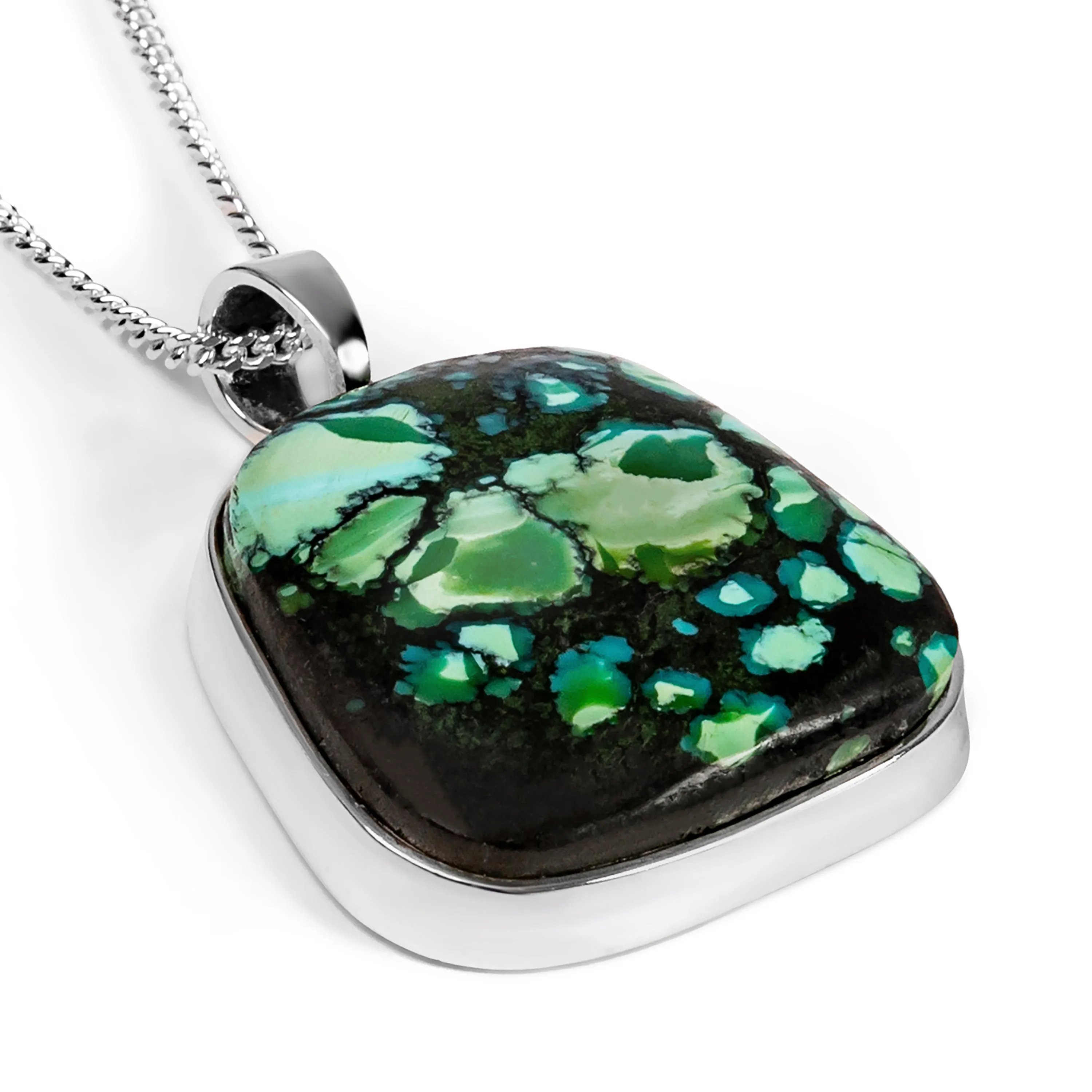 Fantastic Tibetan Turquoise Gemstone Necklace - Natural Designer Gemstone sold by Henryka