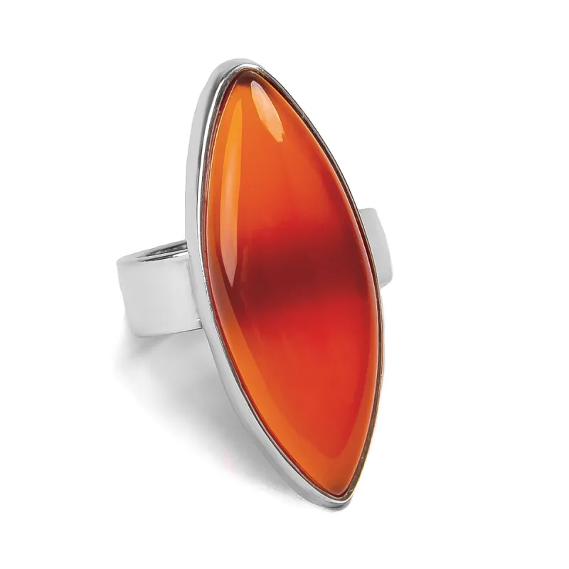Carnelian Statement Ring - Natural Designer Gemstone sold by Henryka