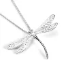 English Emperor Dragonfly Necklace in Silver with 24ct Gold sold by Henryka