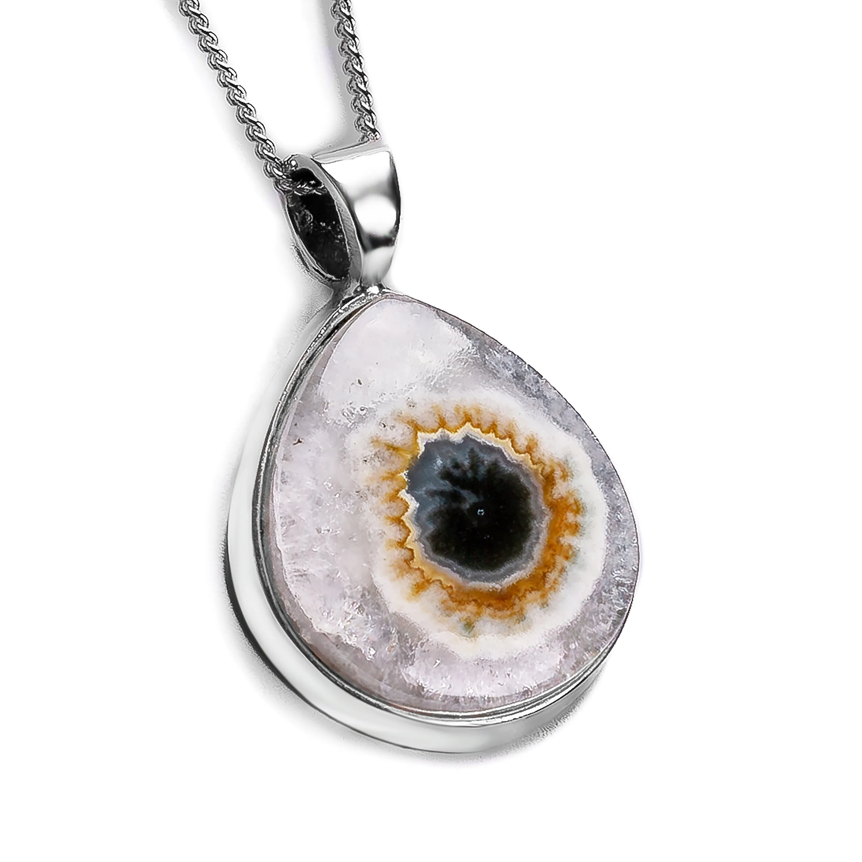 Stunning Solar Quartz Gemstone Necklace - Natural Designer Gemstone sold by Henryka