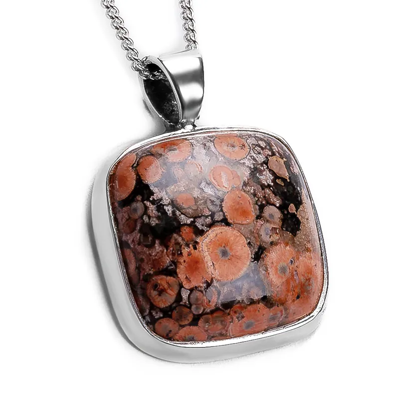 Fantastic Morgan Hill Poppy Jasper Necklace - Stunning Natural Designer Gemstone sold by Henryka