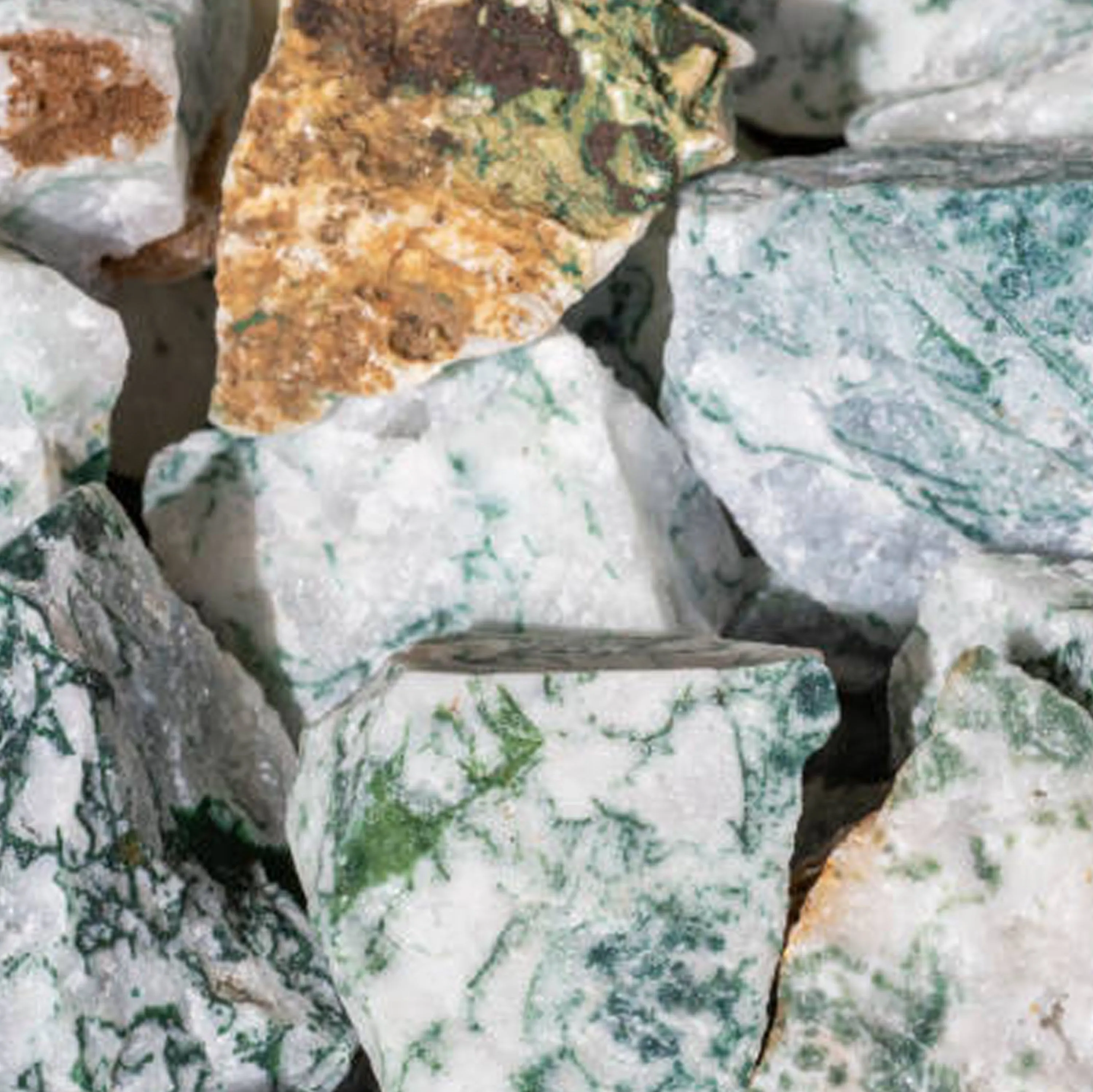 Cute Indonesian Moss Agate Ring - Natural Designer Gemstone sold by Henryka product image thumbnail 2