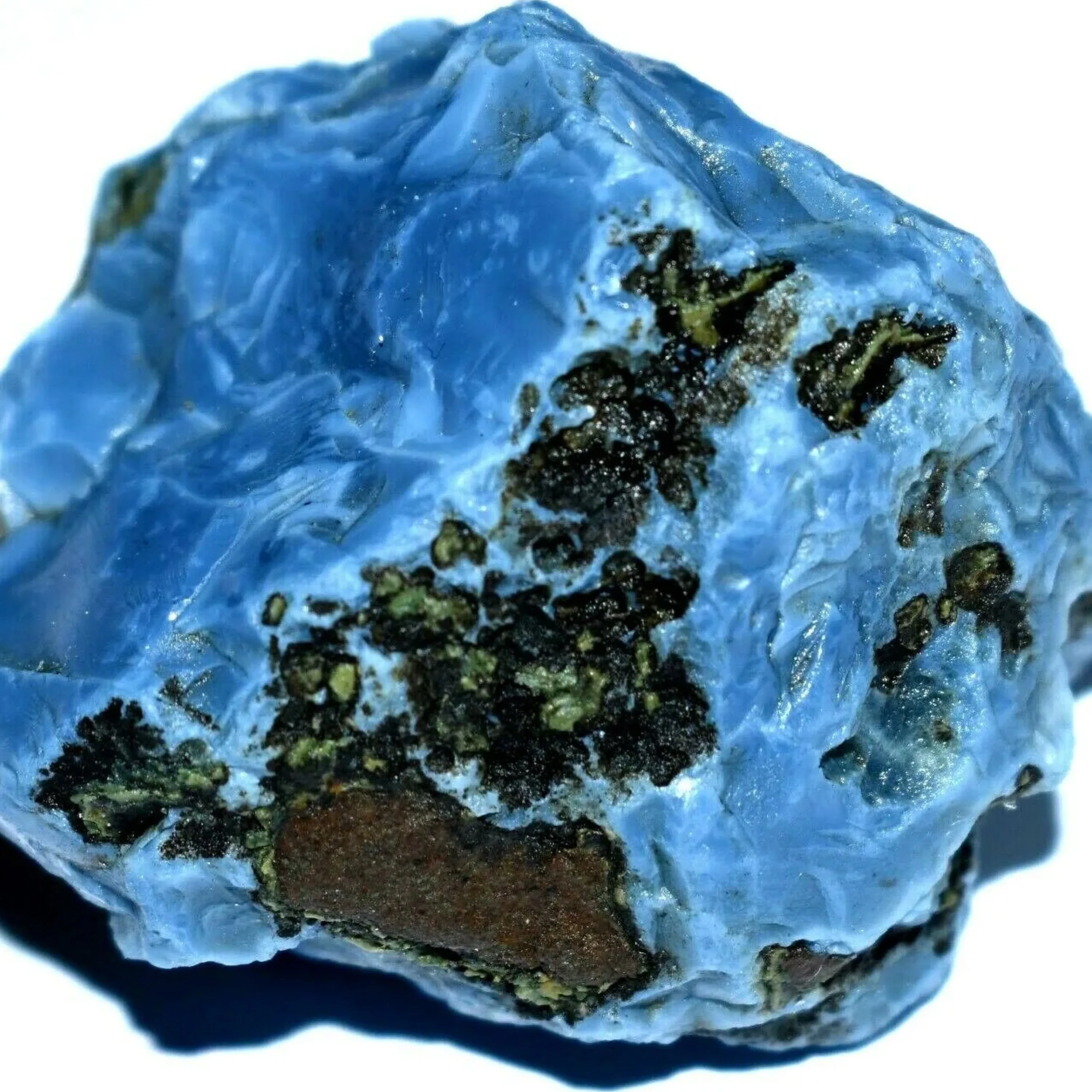 Unrepeatable Owyhee Blue Opal Statement Ring - Natural Designer Gemstone sold by Henryka product image thumbnail 2