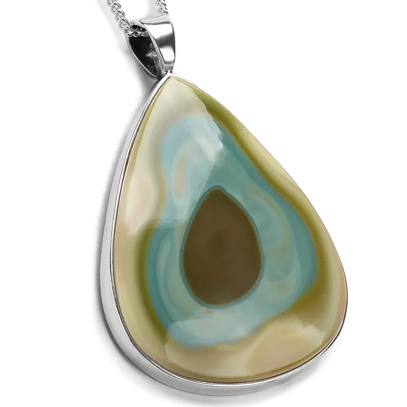 Rare Royal Imperial Jasper Necklace - Natural Designer Gemstone sold by Henryka