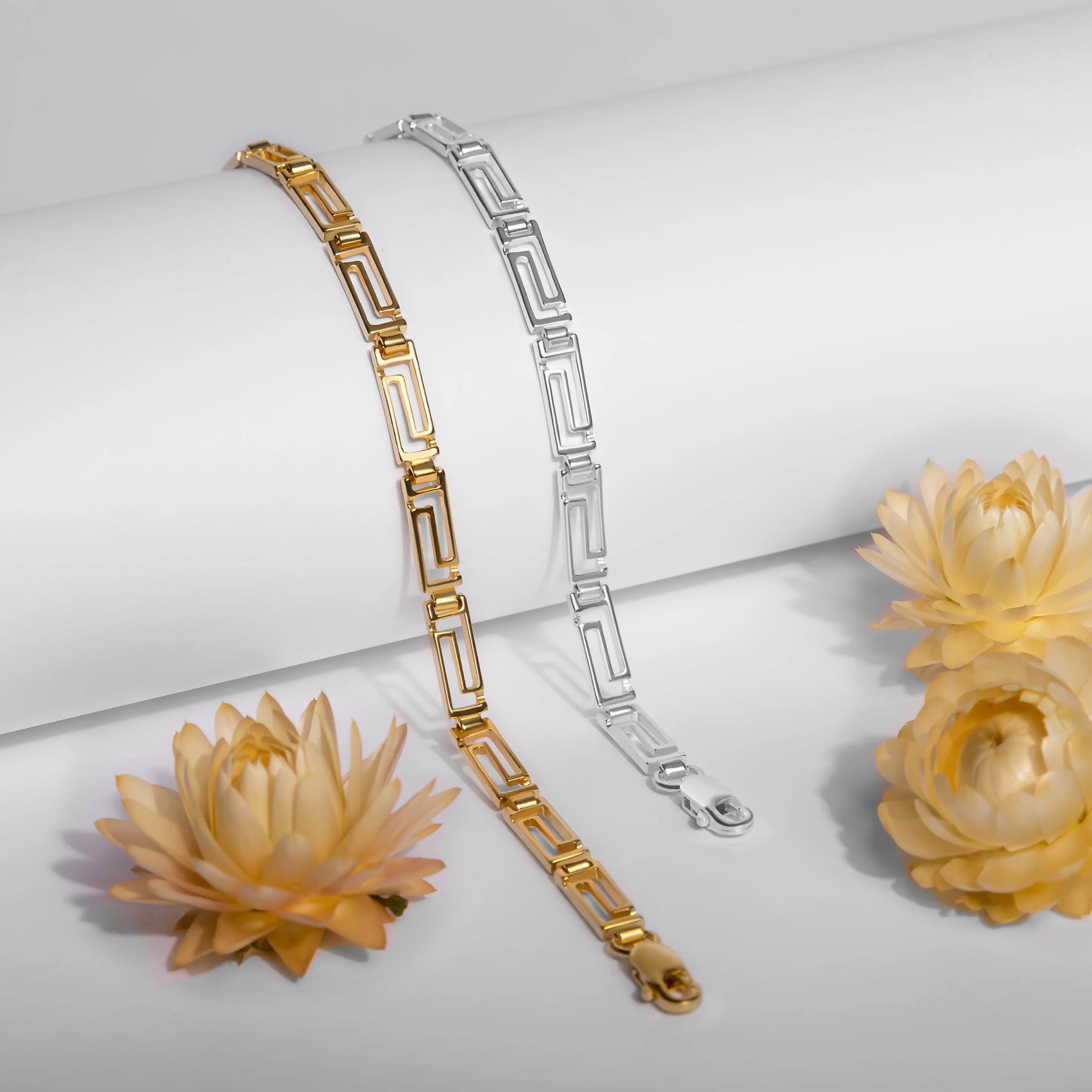 Versace Inspired Greek Bracelet in Silver sold by Henryka product image thumbnail 5