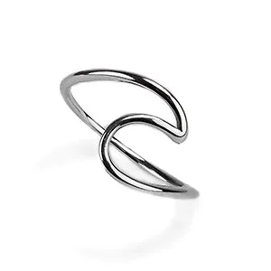 Wave Ring in Sterling Silver sold by Henryka product image thumbnail 5
