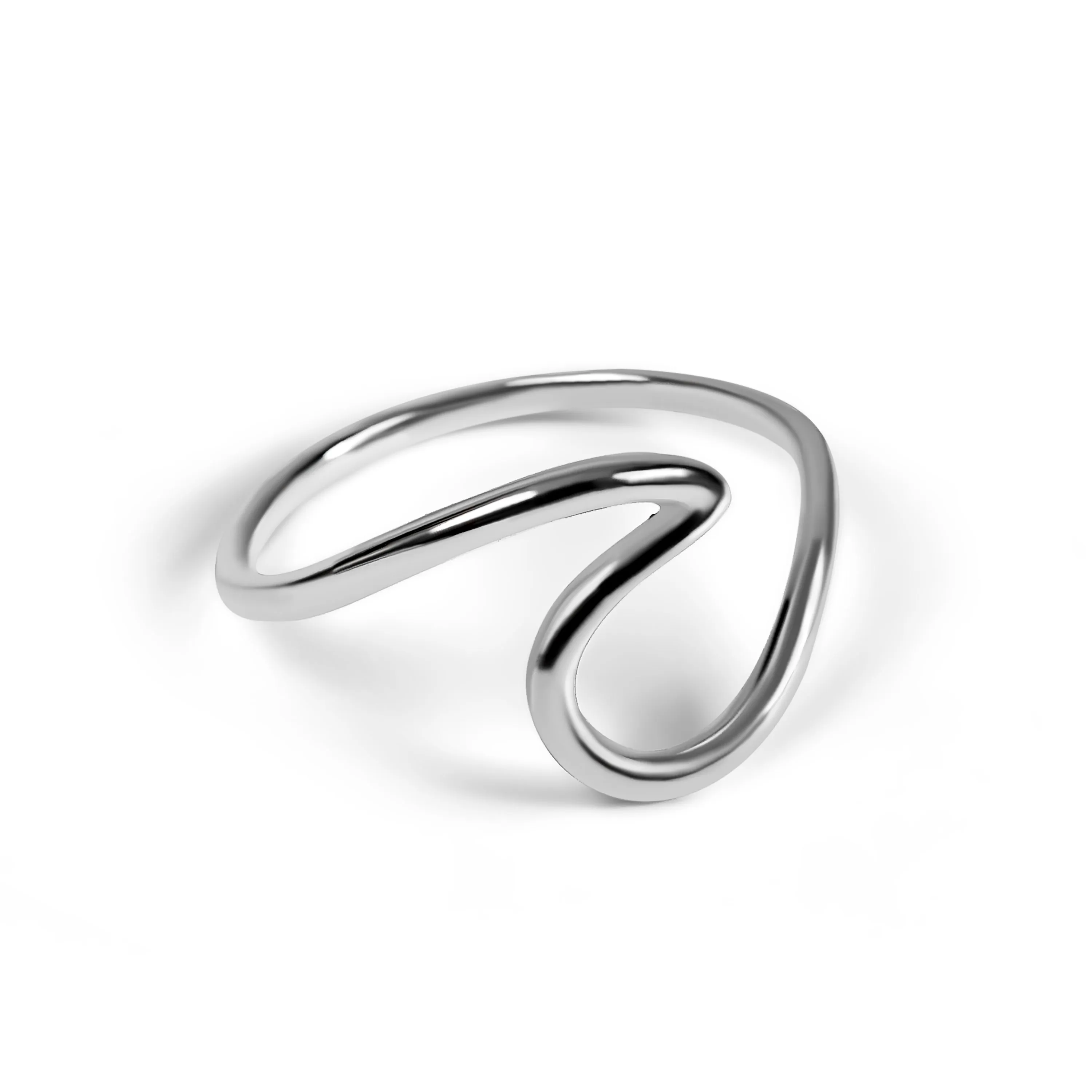 Wave Ring in Sterling Silver sold by Henryka
