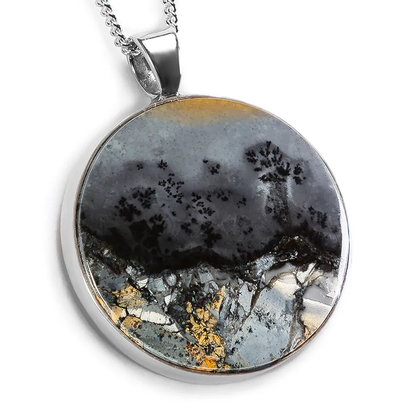 Beautiful Indonesian Maligano Jasper Necklace - Natural Designer Gemstones sold by Henryka