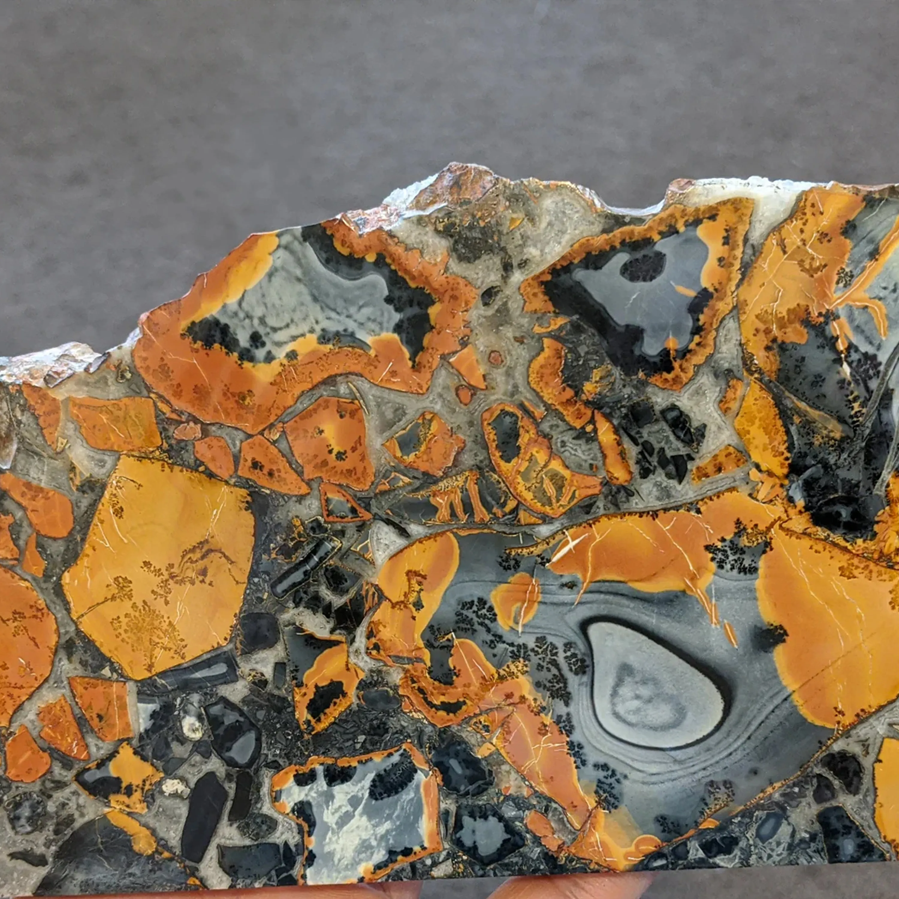 Maligano Jasper Statement Ring - Designer Gemstone sold by Henryka product image thumbnail 2