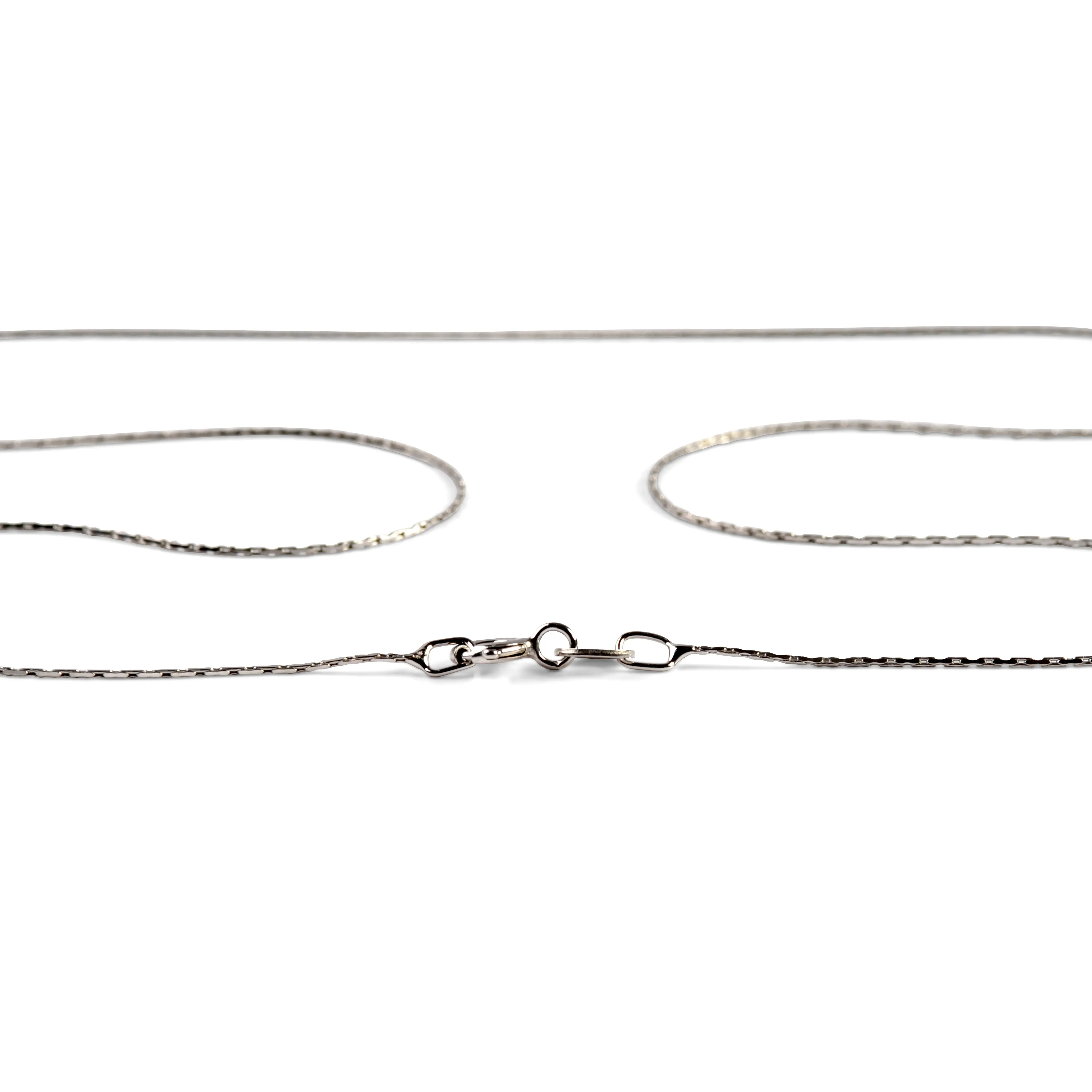 Slim Rope Chain in Sterling Silver sold by Henryka
