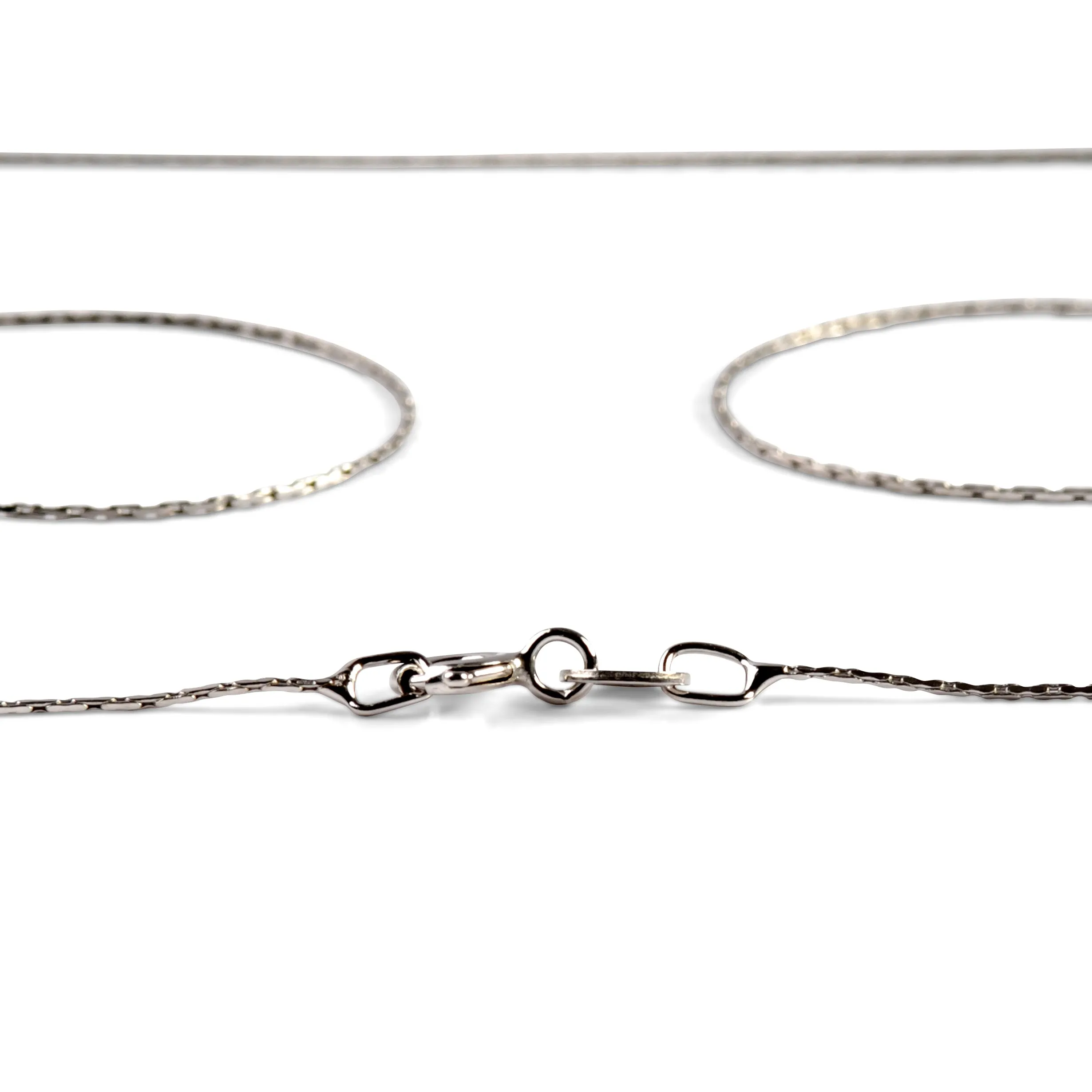 Slim Rope Chain in Sterling Silver sold by Henryka product image thumbnail 2