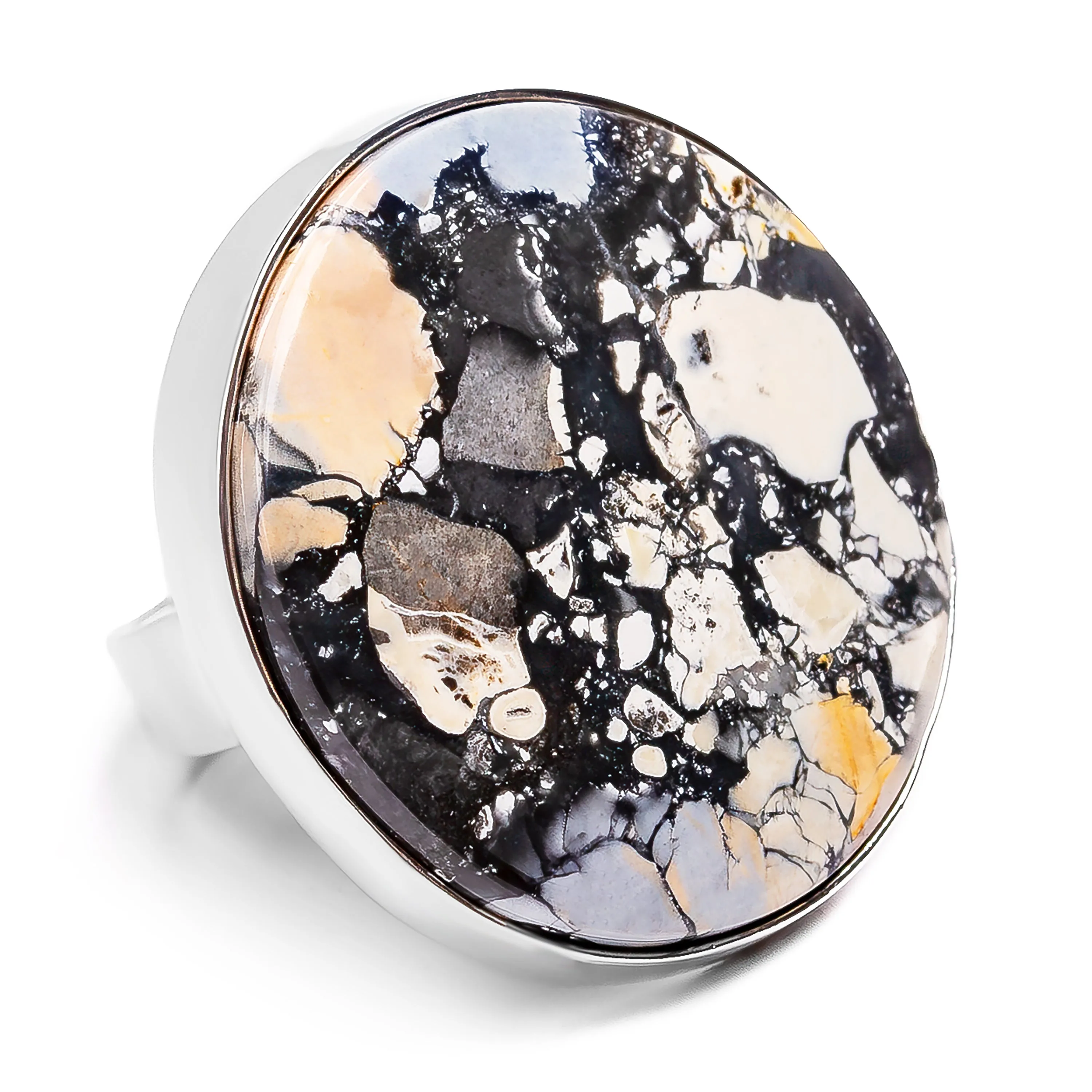 Amazing Indonesian Maligano Jasper Statement Ring - Designer Gemstone sold by Henryka
