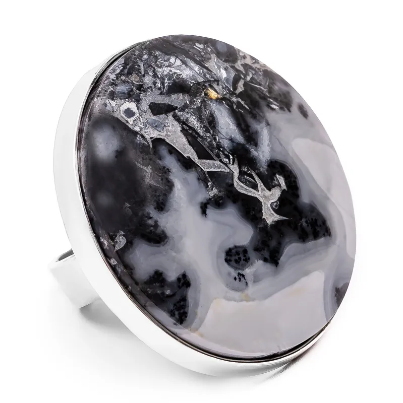 Fantastic Indonesian Maligano Jasper Statement Ring - Designer Gemstone sold by Henryka