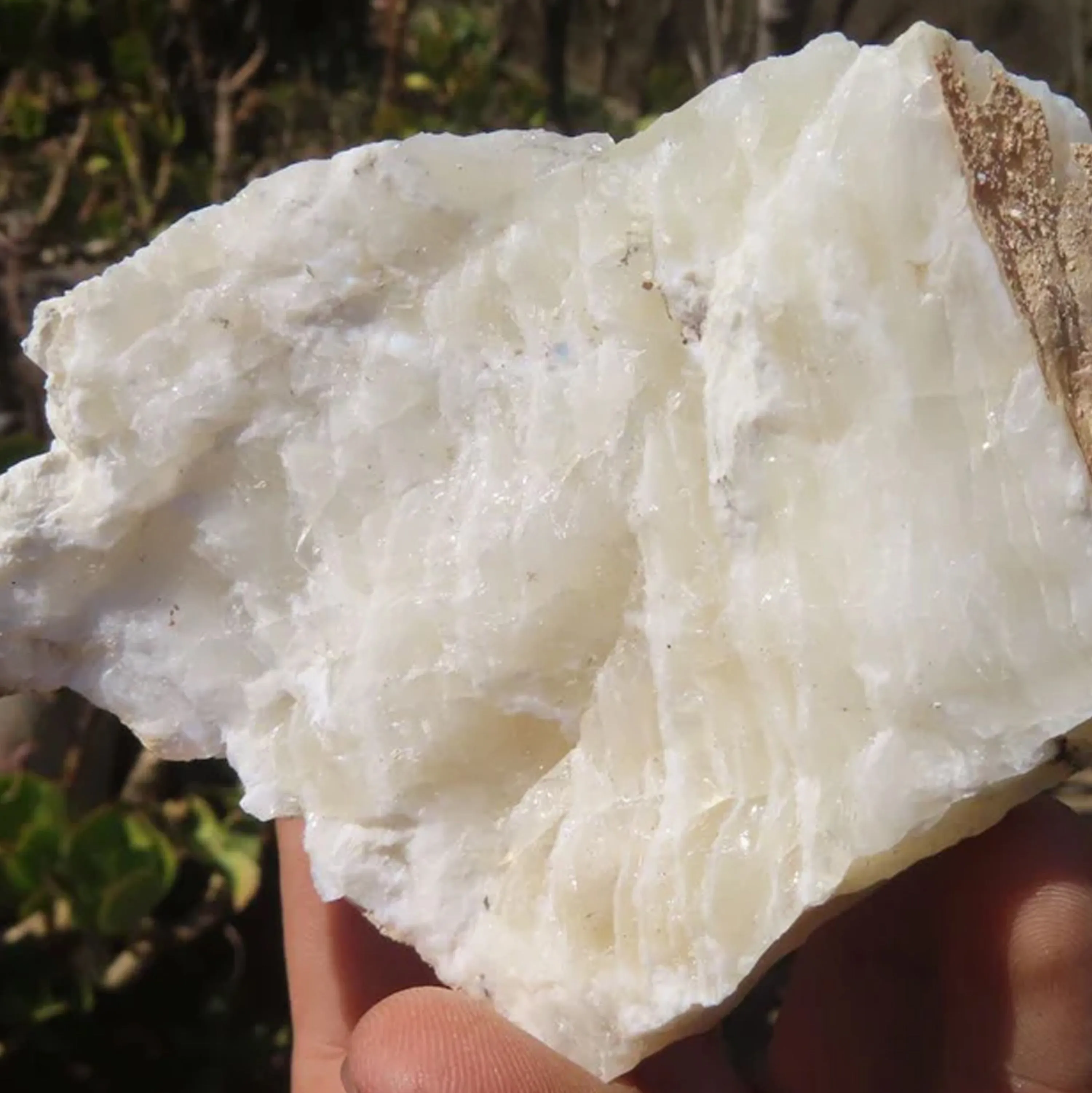 'Pure Snow' White Dendritic Opal Statement Ring - Natural Designer Gemstone sold by Henryka product image thumbnail 2