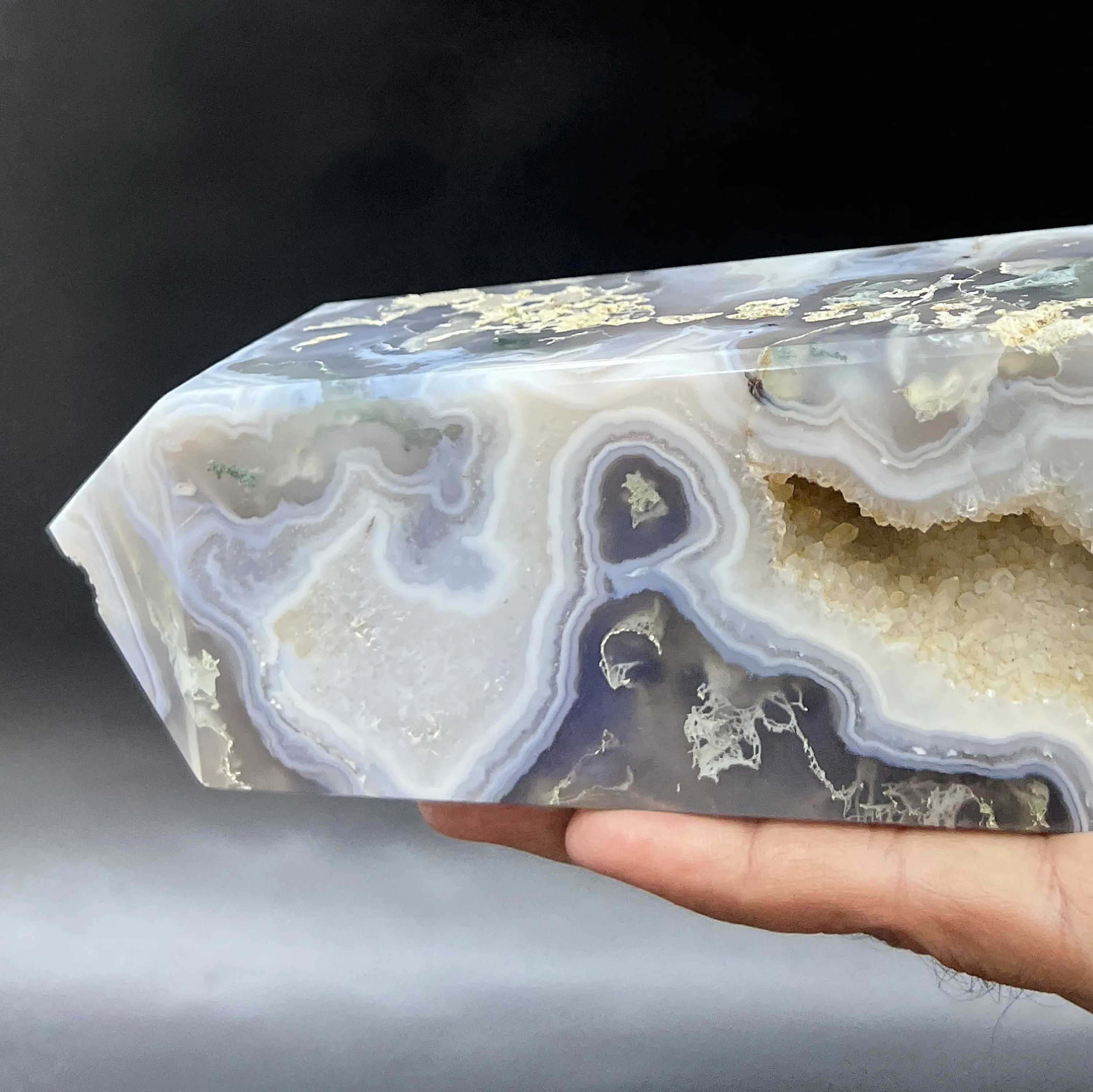 Indonesian Moss Agate Necklace - Natural Designer Gemstone sold by Henryka product image thumbnail 2